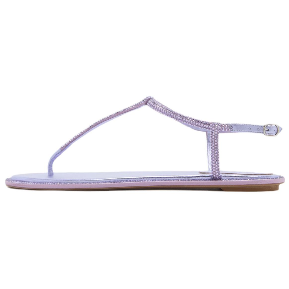 RENE CAOVILLA One Strap Sandals 1cm Women"s Purple