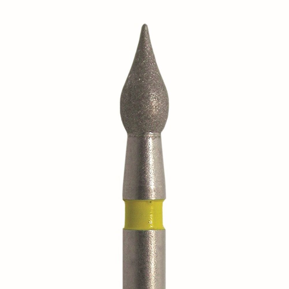 Бор алмазный 827 018 FG, желтый, 1 шт. Форма: купол., JOTA, Швейцария