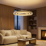 Citilux Дуэт CL719682 LED Люстра подвесная с пультом Золото