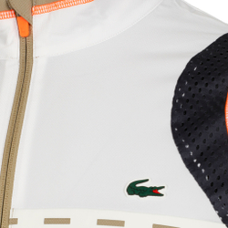 Мужские теннисные Костюмы Lacoste Tracksuit Men - White, Beige