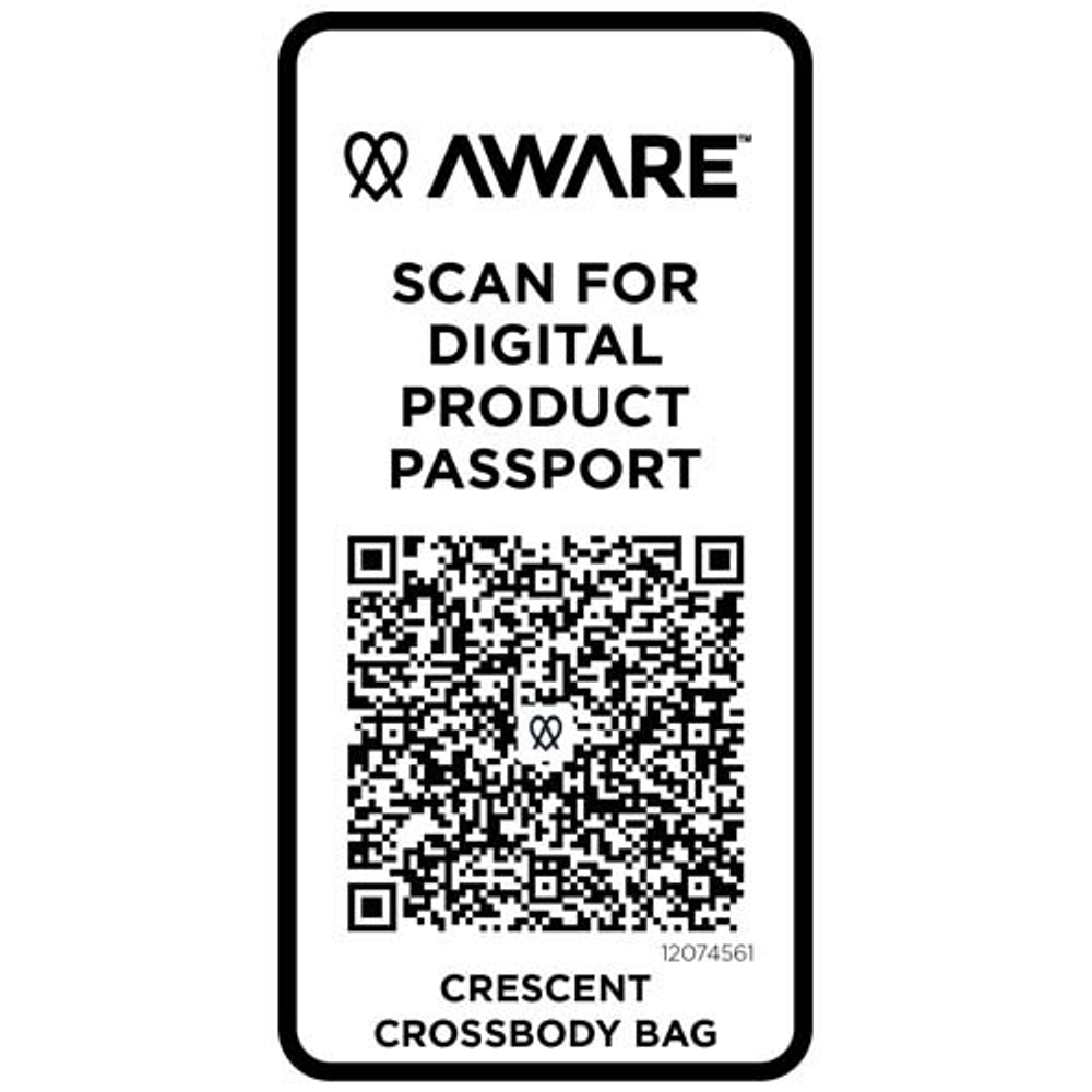Crescent сумка через плечо Aware™ плотностью 500 г/м² из переработанного материала