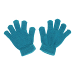 Перчатки для девочки MINAKU "Радуга", р.14, голубой 4428515, 1 шт.