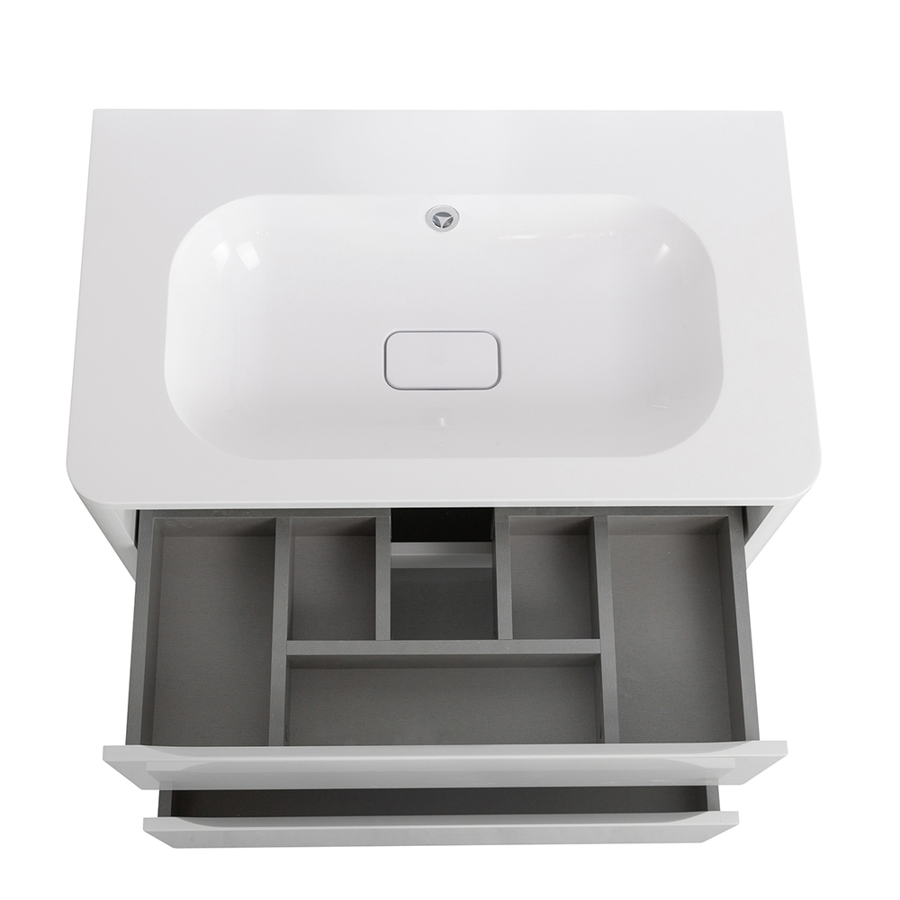 Мебель для ванной Cezares RELAX 80 Bianco Lucido RELAX-800-2C-SO-BL