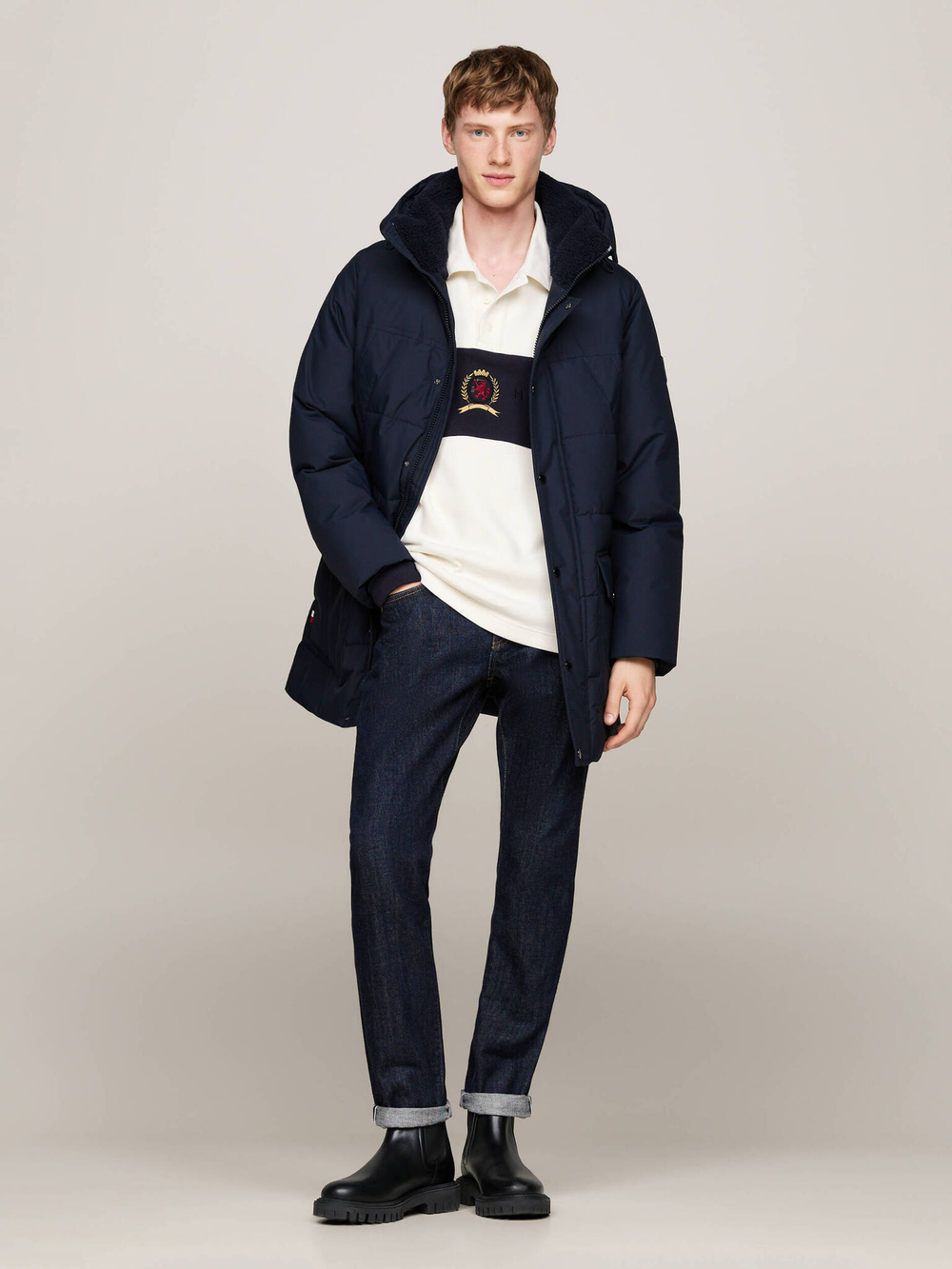 Кожаные челси Tommy Hilfiger - черный(FM0FM05176)