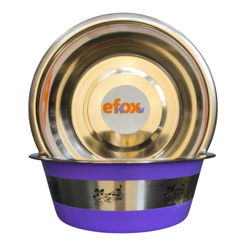 Миска "efox" для питомцев из нержавеющей стали, форма чаша