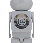 Дизайнерские игрушки BE@RBRICK x atmos 1000% WHITE CHROME Ver. 70cm, atmos -1000%