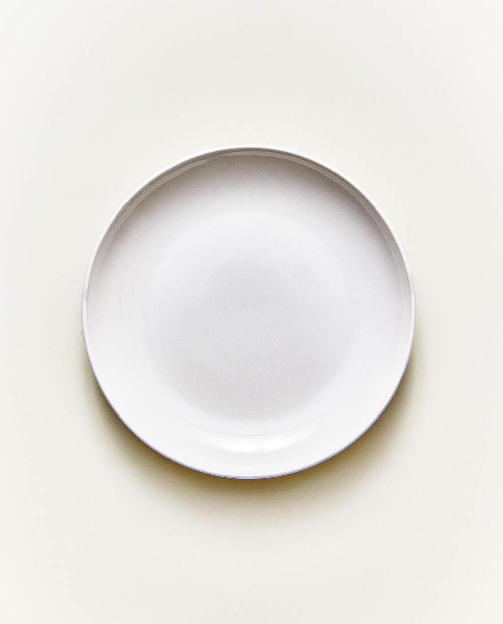 Zara Home тарелка пирожковая из каменной керамики, цвет белый, 15.2 см