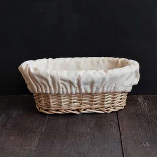 Овальная корзина из лозы 500 гр (24х14х9,5 см)