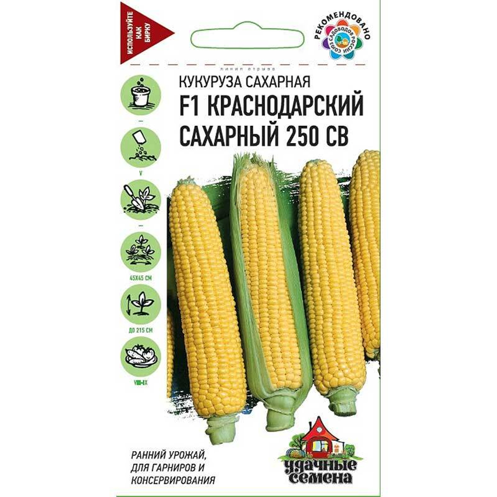 Кукуруза Краснодарский Сахарный Удачные Семена Гавриш Ц