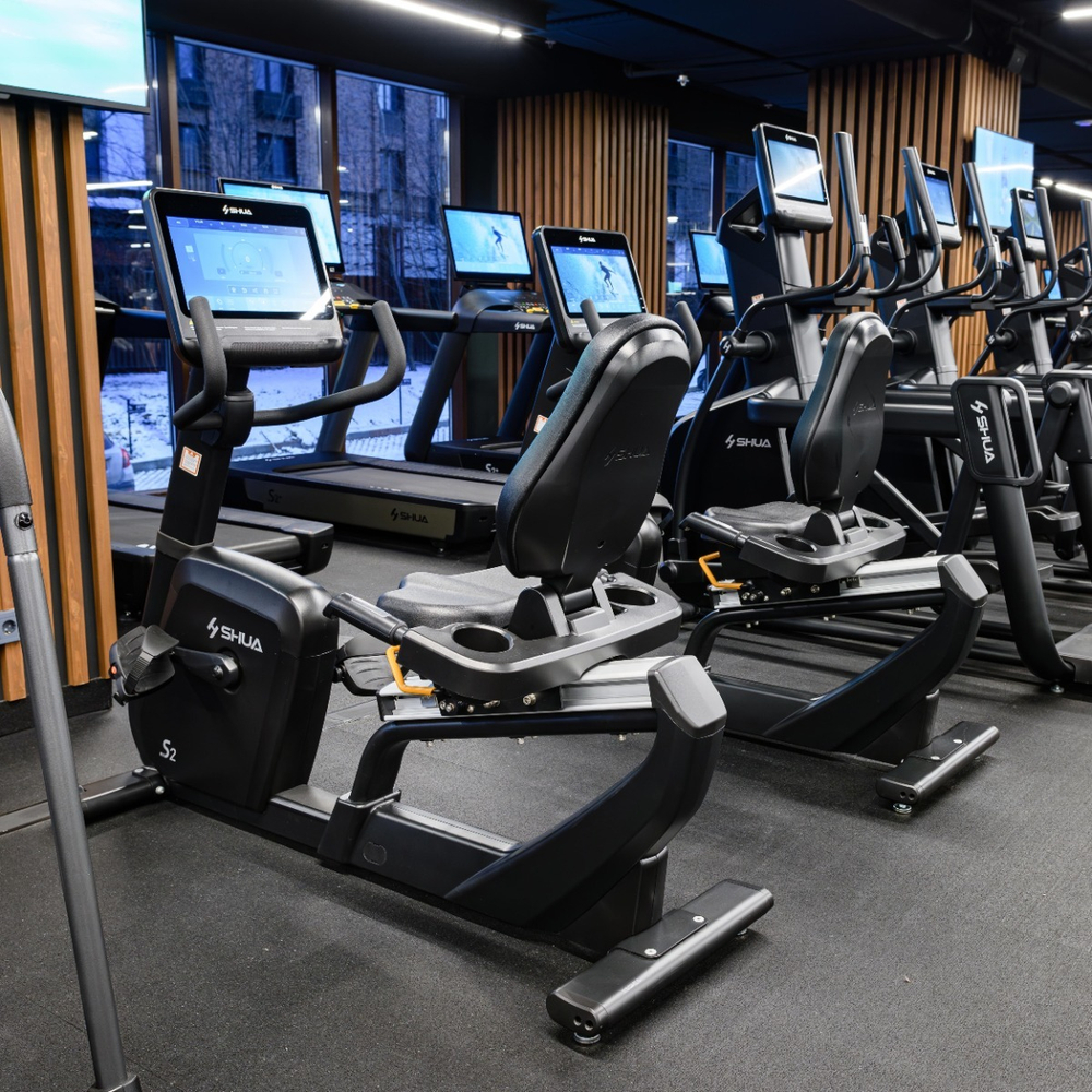 Велотренажер горизонтальный SHUA SH-B9100RT (Android display)