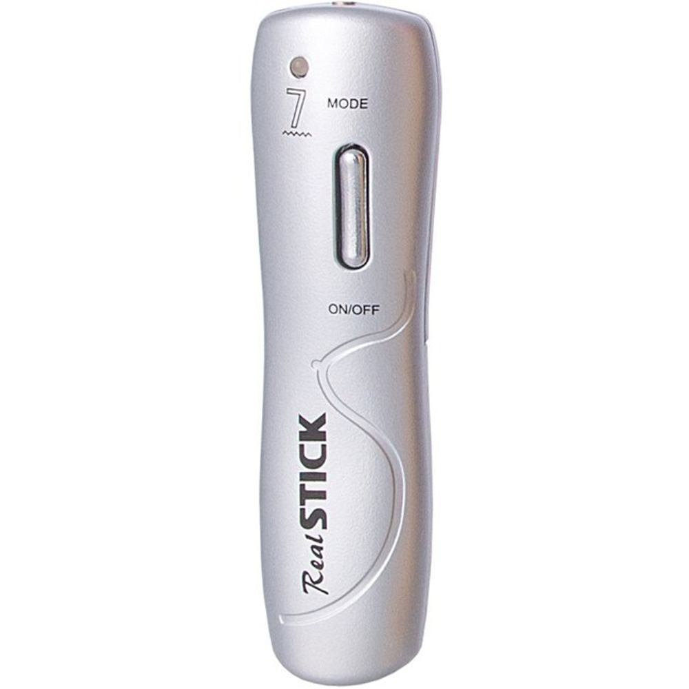 Реалистичный вибро-фаллос на присоске Real Stick (7 режимов, 22 см) (Цвет: телесный)
