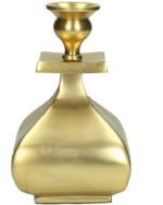 Подсвечник золотой, 18 см [Арт. WER-2625]