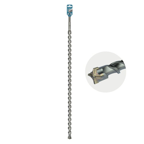 Бур по бетону SDS-Max 4 грани 30x1000/870мм Rennbohr Quadro