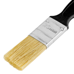 Кисть флейцевая "Стандарт", 25 х 6 мм, натуральная щетина, пластиковая ручка Сибртех 82502