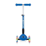Самокат Globber Junior Foldable Lights, синий синий