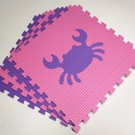 Мягкий пол "Жители моря" 500x500x10 мм 45 шор