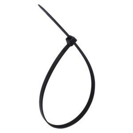 Хомут-стяжка кабельная нейлоновая 400x7.6 мм, черный, упаковка 100 шт. REXANT