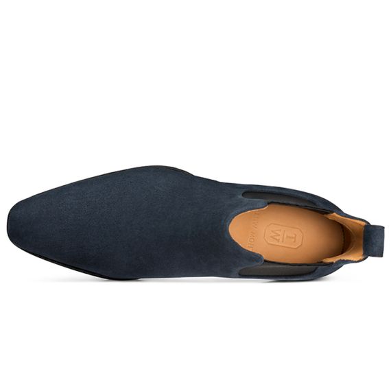 Thom Wills Chelsea Boot 'Deep Blue'