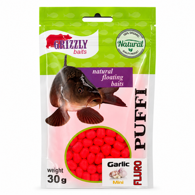 Насадка рыболовная PUFFI FLURO ПРЕМИУМ 30g Garlic (Чеснок) #16