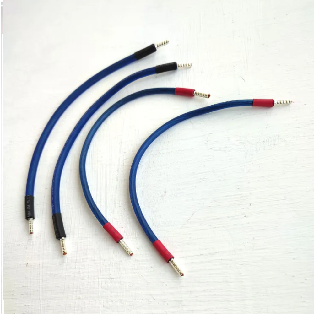 DAXX S31 Перемычки акустические 4 x 4.0 кв.мм. медные OFC на посеребренных гильзах, длина 20см. (4шт)