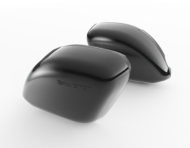 Кофры боковые Royal Enfield, черного цвета, арт. KXA00254