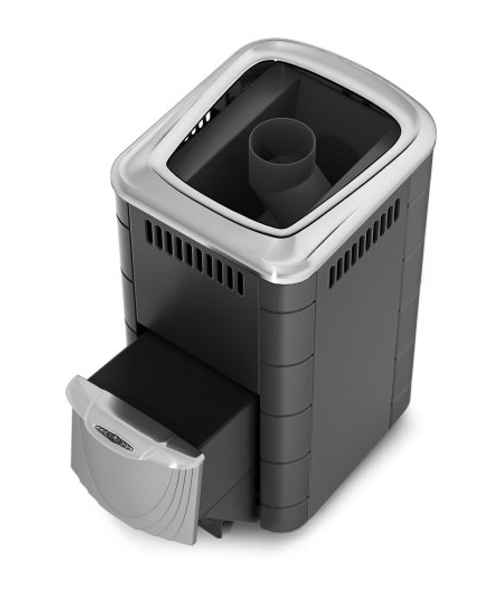 Банная печь Тунгуска Inox антрацит