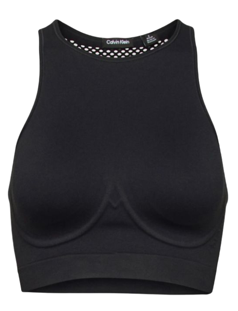 Теннисный бюстгальтер Calvin Klein Medium Support Sports Bra - black beauty