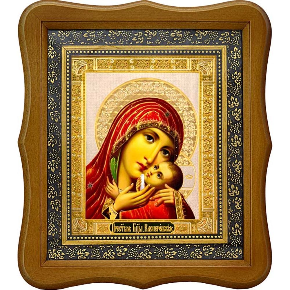 Касперовская икона Божьей Матери на холсте.