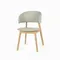 Стул Lolly, натуральный, светло-серая обивка