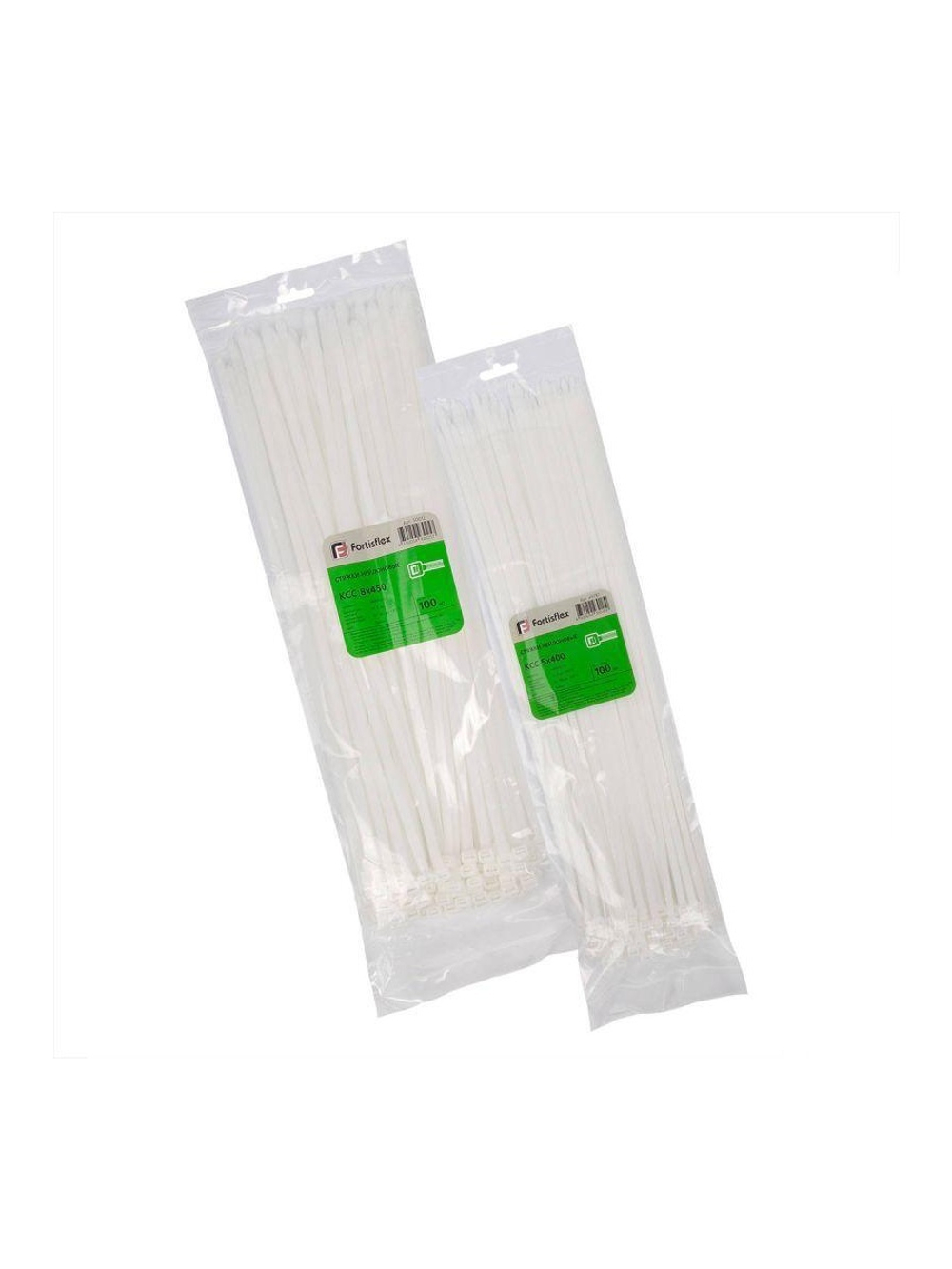 Хомут кабельный КСС 8х500 нейл. бел. (уп.100шт) Fortisflex 50013