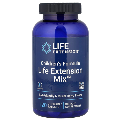 Life Extension, Children's Formula, Life Extension Mix™, натуральные ягоды, 120 жевательных таблеток