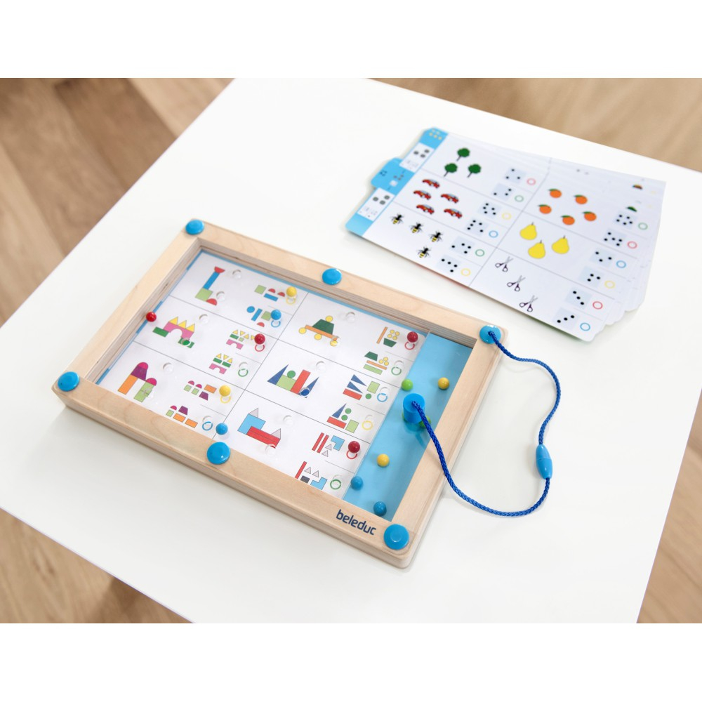 Beleduc - Логическая магнитная игра LogiPlay + 18 карт заданий 21070