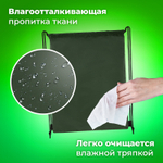 Мешок для обуви BRAUBERG прочный на шнурке хаки 42x33 см (4 штуки в упаковке)