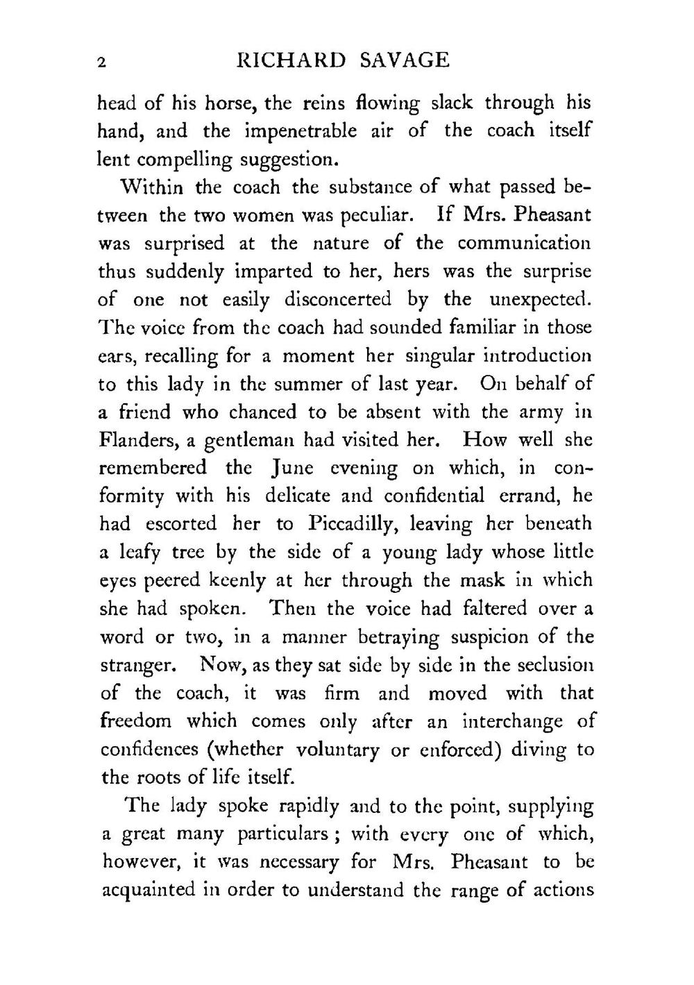 Richard Savage, a mystery in biography | Stanley Victor Makower