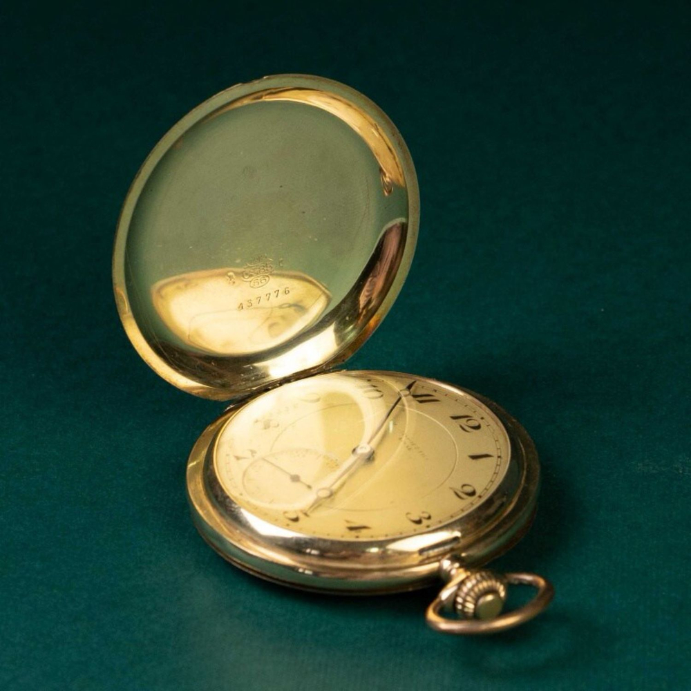 Винтаж: Золотые карманные часы «CH. F. Tissot & Fils Locle»