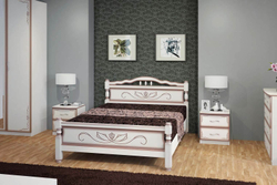 Кровать Карина 5 (массив сосны)