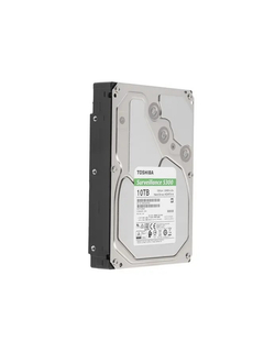 HDD жесткий диск 10TB Toshiba Surveillance S300 (HDWT31AUZSVA) (SATA 6.0Gb/s, 7200 rpm, 256Mb buffer, 3.5" для видеонаблюдения)