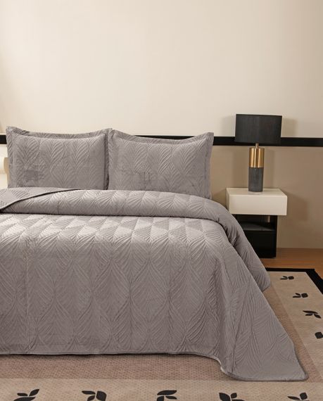 Таира (серый) Покрывало 240х260