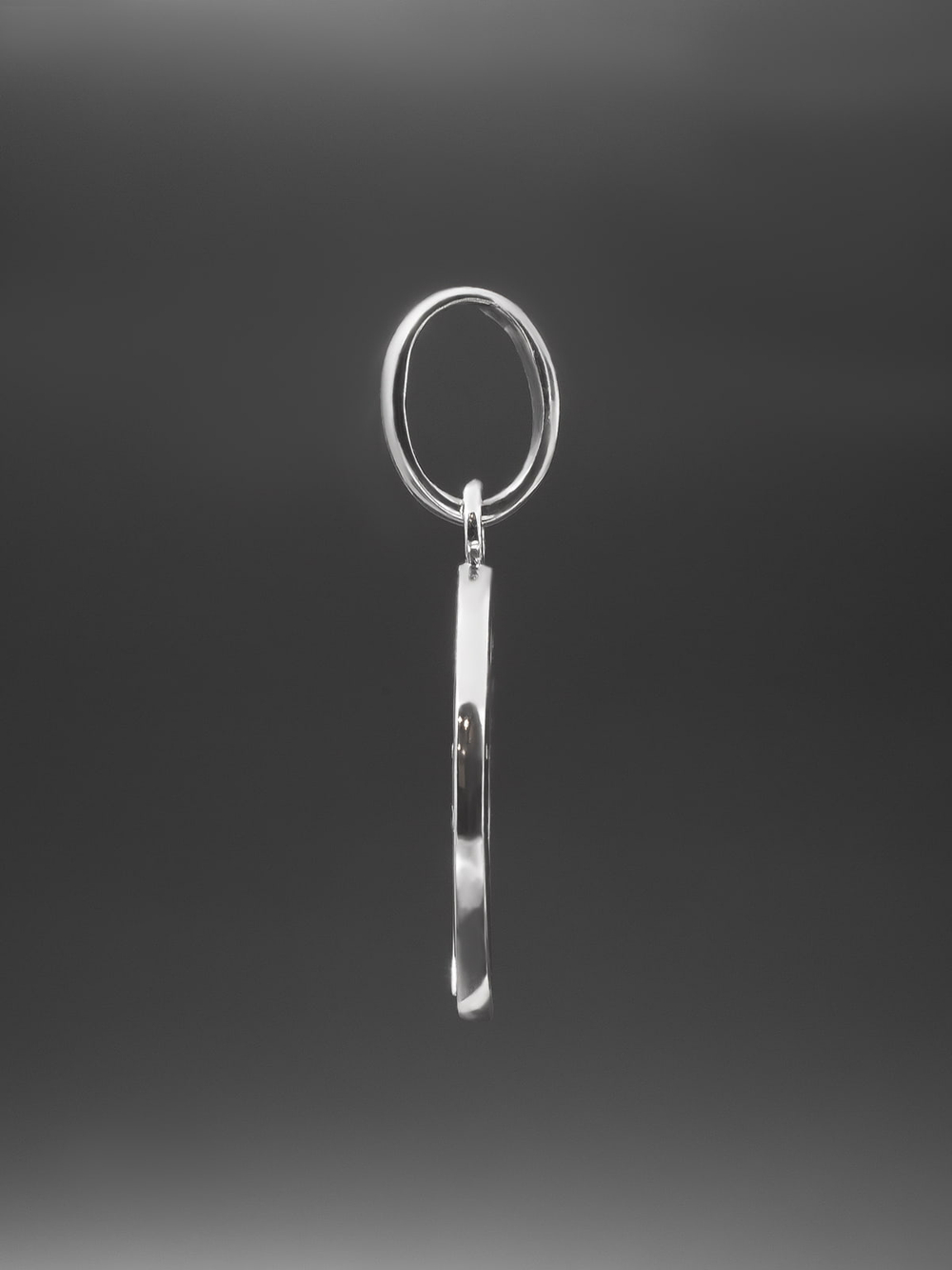 Подвеска лунница с фазами луны из серебра