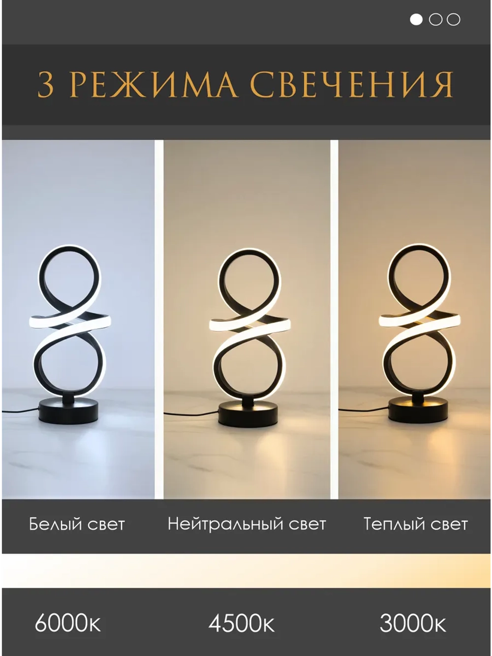 Лампа прикроватная светильник лофт