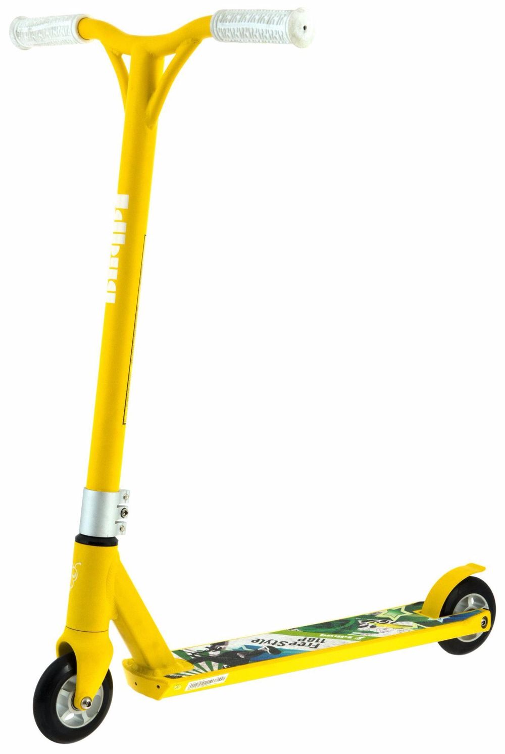 Трюковой самокат JDBug MS 118 bmx, цвет желтый