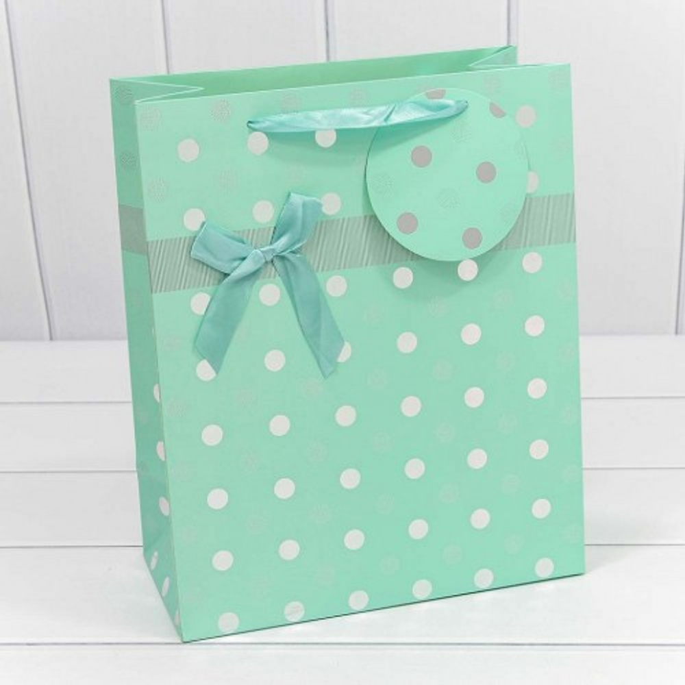 Пакет подарочный 26х32х13см "Леди" с тиснением (Микс)