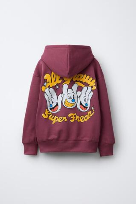 ZARA ХУДИ SUPERFREAK DANIEL WHITEHOUSE ©, БОРДОВЫЙ