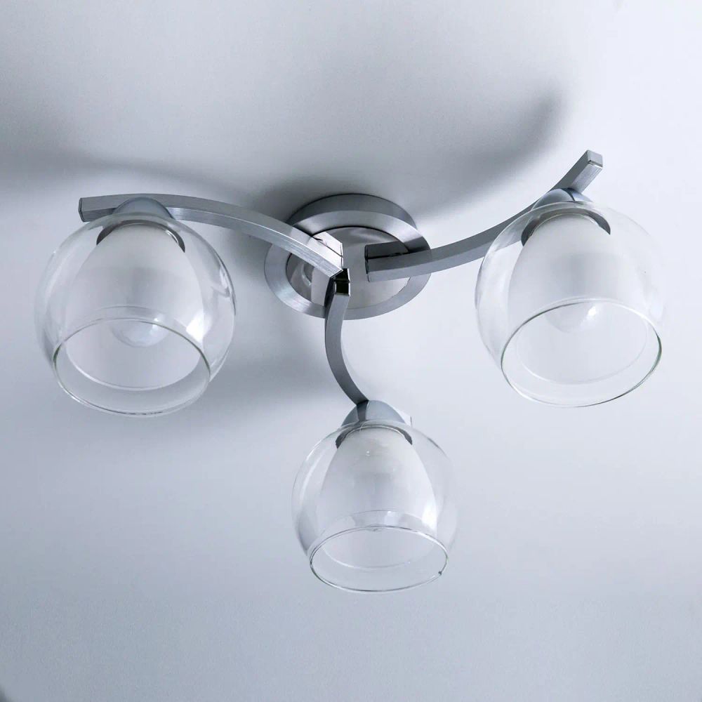 Citilux Кристи CL152137 Люстра потолочная Алюминий Хром