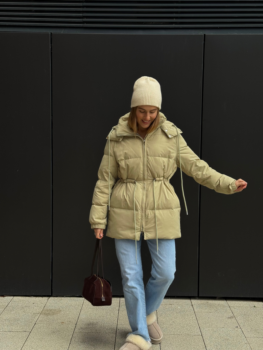 Пуховик Bob зеленое яблоко