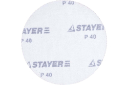 Круг шлифовальный универсальный на велкро основе без отверстий Р40 125 мм 5 шт. STAYER 35453-125-040