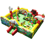 Коммерческий надувной батут "Строительная площадка"