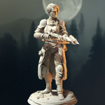 Человек Вор Ассасин Разбойник Плут Бандит миниатюра для dnd, днд, pathfinder, фентези, Настольная игра, НРИ, Варгейм, РПГ