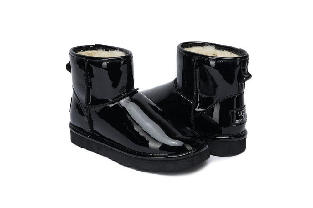 UGG Jimmy Choo Mini Patent II Black
