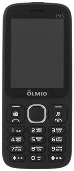 Мобильный телефон OLMIO P38 черный